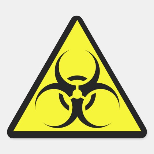 Biogevaar Sticker (Voorkant)