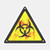 Biogevaar Sticker (Voorkant)