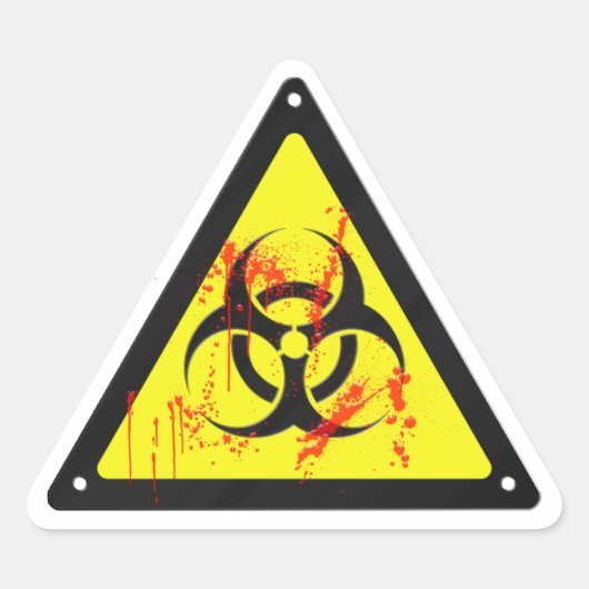 Biogevaar Sticker (Voorkant)