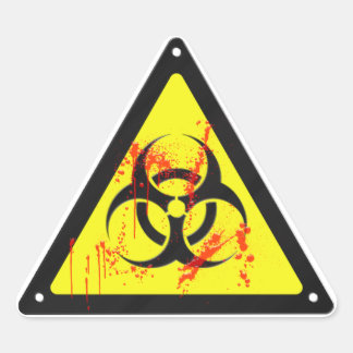 Biogevaar Sticker