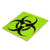 Biogevaar Tegeltje (Zijkant)