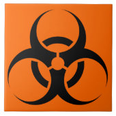 Biogevaar Tegeltje (Voorkant)