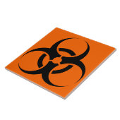 Biogevaar Tegeltje (Zijkant)