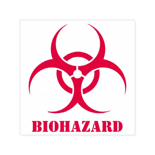 Biogevaar Zelfinktende Stempel (Design)