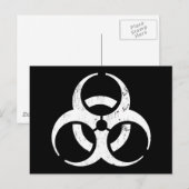Biogevaar: Zombie-besmettingshaard Briefkaart (Voorkant / Achterkant)