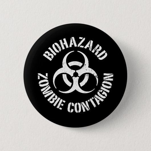 Biogevaar: Zombie-besmettingshaard Button (Voorkant)