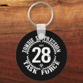 Biogevaar: Zombie-besmettingshaard Sleutelhanger (Voorkant)