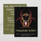 Biogevaarlijk gasmasker  kaart (Voorkant / Achterkant)