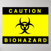 Biogevaarlijk Poster (Voorkant)