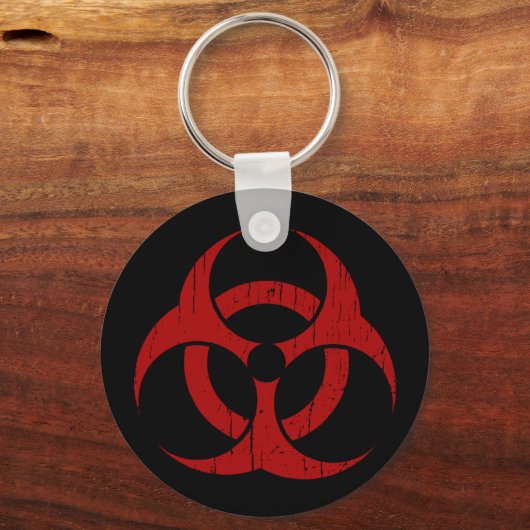 Biogevaarlijk Sleutelhanger (Voorkant)