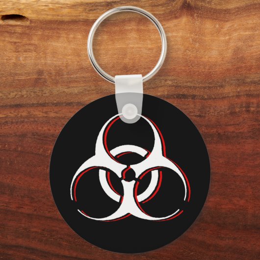Biogevaarlijk Sleutelhanger - Botbloedas (Voorkant)