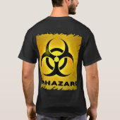 Biogevaarlijk t-short t-shirt (Achterkant)