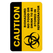 Biogevaarsetiket Magneet (Verticaal)