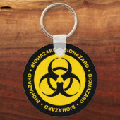 Biogevaarsewaarschuwing Sleutelhanger (Voorkant)