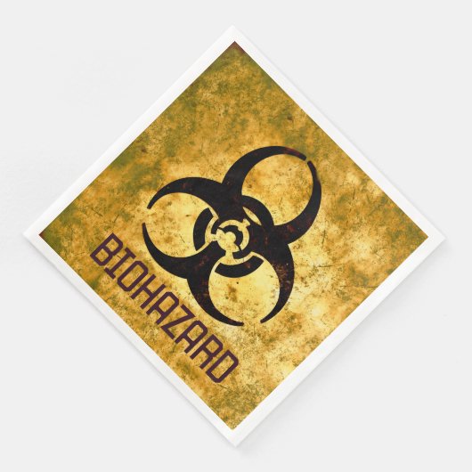 Biogevaarsteken Servet (Hoek)