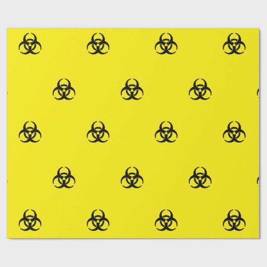 Biogevaarsymbool Cadeaupapier (Vlak)