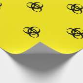 Biogevaarsymbool Cadeaupapier (Hoek)