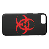 Biogevaarsymbool Case-Mate iPhone Case (Achterkant (Horizontaal))