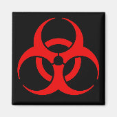 Biogevaarsymbool Magneet (Voorkant)