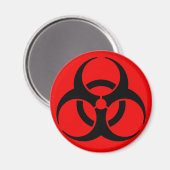 Biogevaarsymbool Magneet (Voorkant / Achterkant)