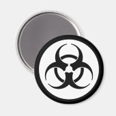 Biogevaarsymbool Magnet (Voorkant / Achterkant)