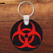Biogevaarsymbool Sleutelhanger (Voorkant)