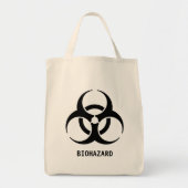Biogevaarsymbool Tote Bag (Voorkant)