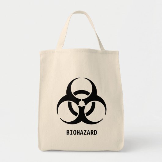 Biogevaarsymbool Tote Bag (Voorkant)