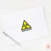 Biogevaarsymbool Vierkante Sticker (Envelop)