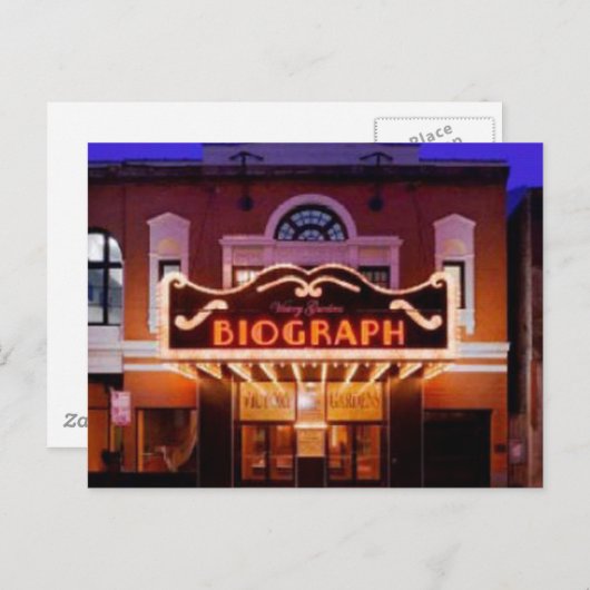 Biograaftheater Briefkaart (Voorkant / Achterkant)