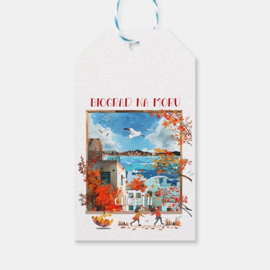 Biograd na Moru 2 Cadeaulabel (Achterkant)