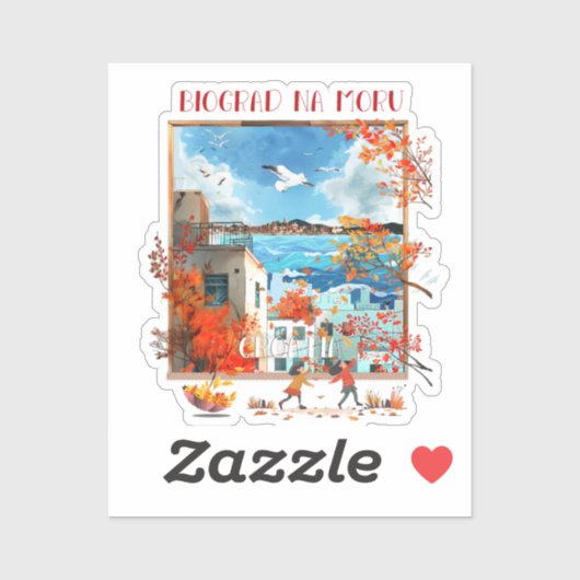 Biograd na moru 2 sticker (Vel)