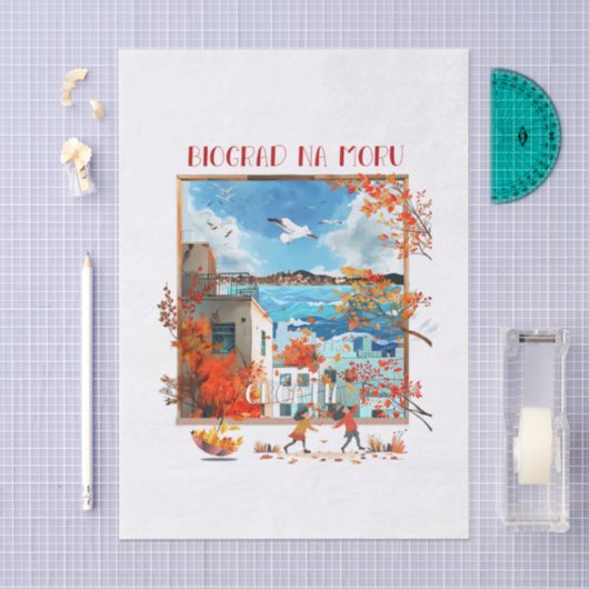 Biograd na Moru 2 Tissuepapier (Craft)