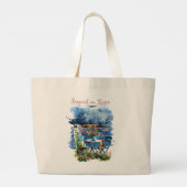 Biograd na moru 3 grote tote bag (Achterkant)