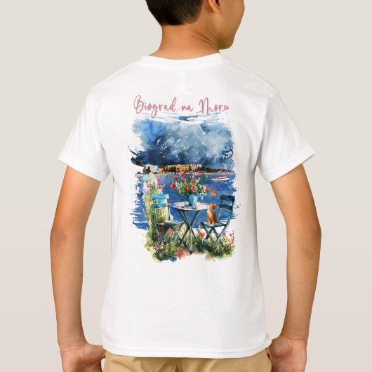 Biograd na moru 3 t-shirt (Achterkant)