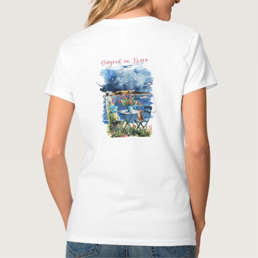 Biograd na moru 3 t-shirt (Achterkant)