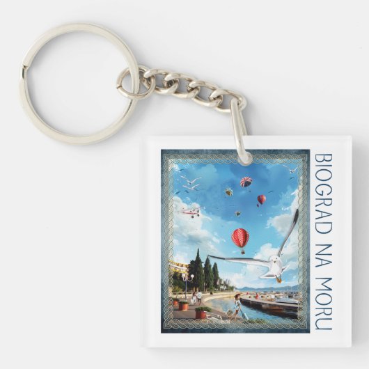Biograd na moru 4 sleutelhanger (Voorkant)
