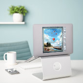 Biograd na moru 4 sticker (Laptop op bureau)