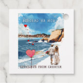 Biograd na moru 5 bedankjes labels (Achterkant)