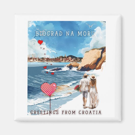 Biograd na moru 5 magneet (Voorkant)