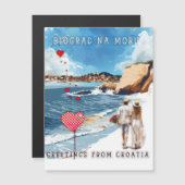 Biograd na moru 5 magnetische uitnodiging (Voorkant / Achterkant)