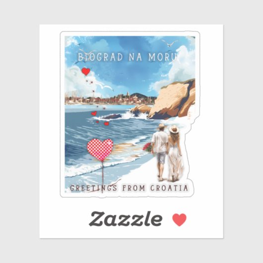 Biograd na moru 5 sticker (Vel)