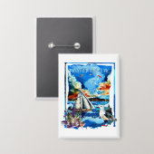 Biograd na Moru Button (Voorkant / Achterkant)