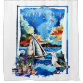 Biograd na Moru Douchegordijn (Voorkant)