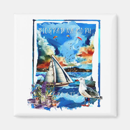 Biograd na Moru Magneet (Voorkant)