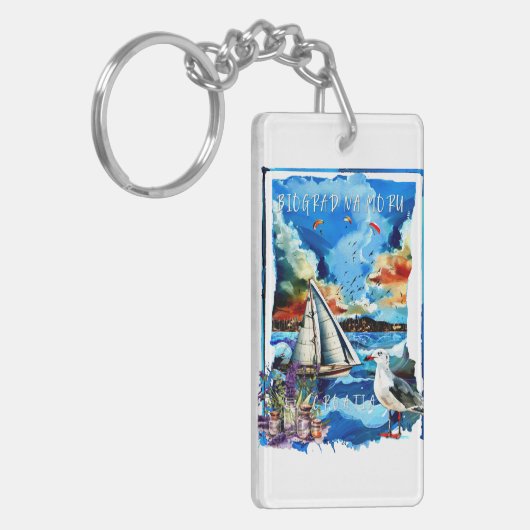 Biograd na Moru Sleutelhanger (Voorkant Links)