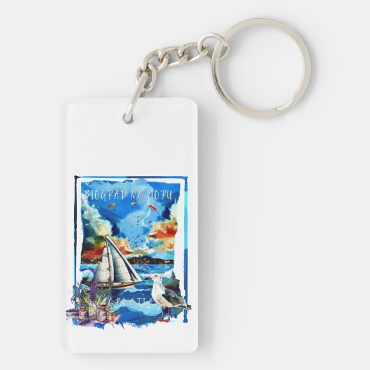 Biograd na Moru Sleutelhanger (achterkant)