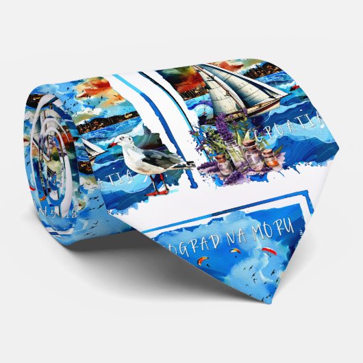 Biograd na Moru Stropdas (Opgerold)