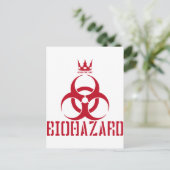 BIOHAZARD(赤) BRIEFKAART (Staand voorkant)