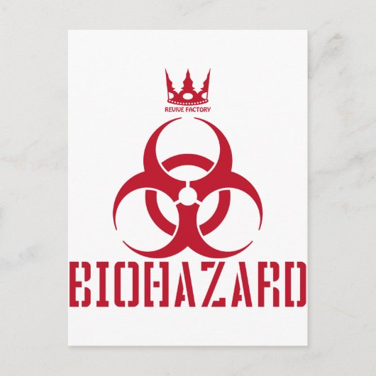 BIOHAZARD(赤) BRIEFKAART (Voorkant)